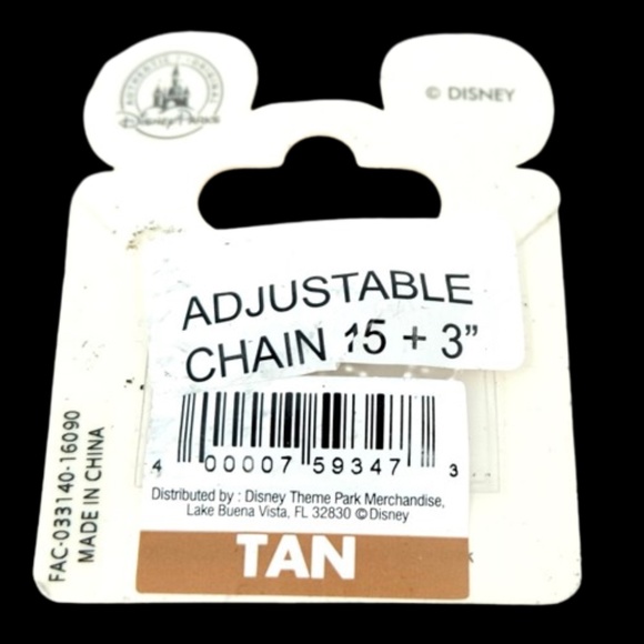 DISNEY~MICKEY MOUSE SWAROVSKI CRYSTAL JANUARY BIRTHSTONE PENDANT - Picture 3 of 3